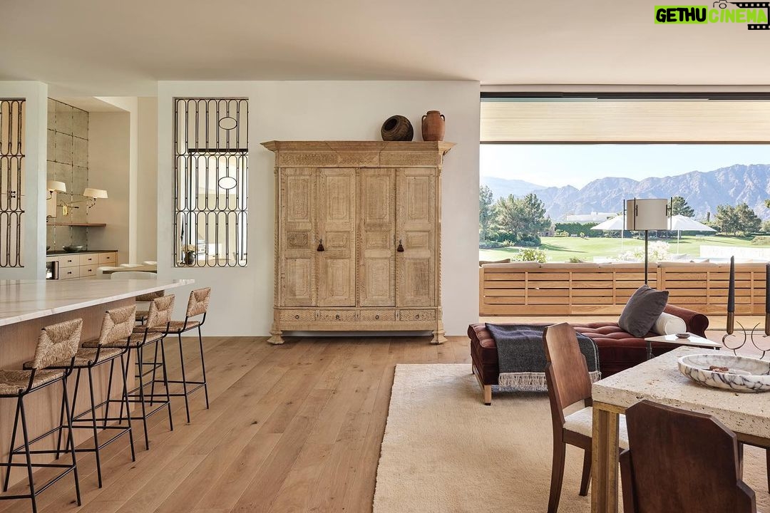Nate Berkus Instagram - With the desert as the backdrop for this Sicilian-inspired home in La Quinta, CA, #NateBerkusAssociates loved every moment of bringing Ray and Anna Romano’s dream “hideaway” to life. Thank you to the whole team at @archdigest for the stunning feature, and thank you to my incredible team who worked so creatively and tirelessly to bring this project home. Head to my story or link in bio to read the full story. Photography: @jennapeffley Design: @nateberkus Architecture: @southcoastarch Landscape Design: HSA Design Group Writing: @rachwall_ Styling: @catdash