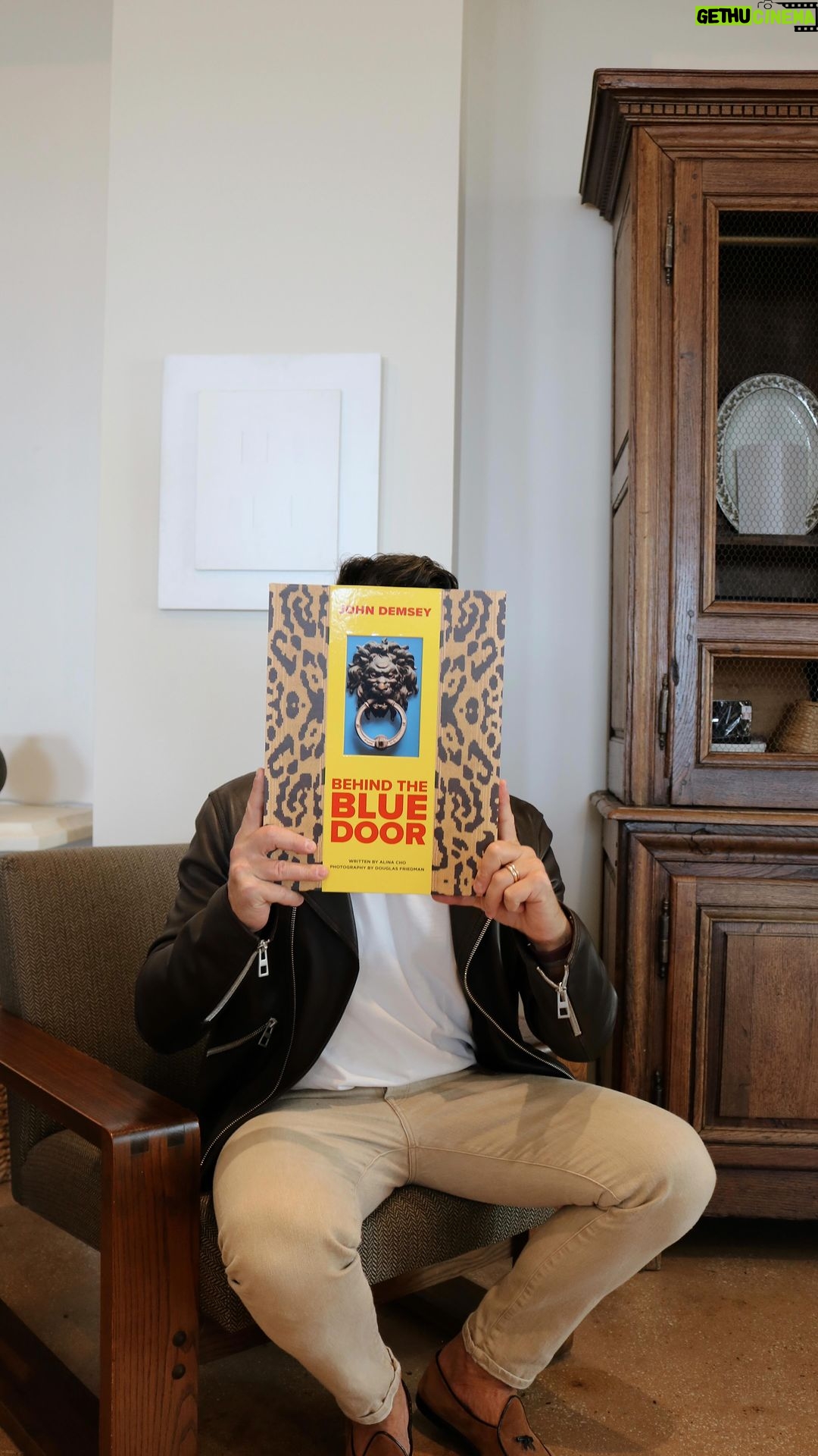 Nate Berkus Instagram - Part of the creative process is staying open to design styles that do not always parallel your own. I loved going through @jdemsey’s new coffee table book “Behind the Blue Door”. It would make a wonderful gift for anyone in your life who is inspired by interior design. #NatesReads
