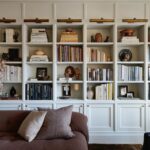 Nate Berkus Instagram – A bookshelf love story….it always starts with stacks of books and objects all over the floor, but when it’s done, it’s the most rewarding thing.