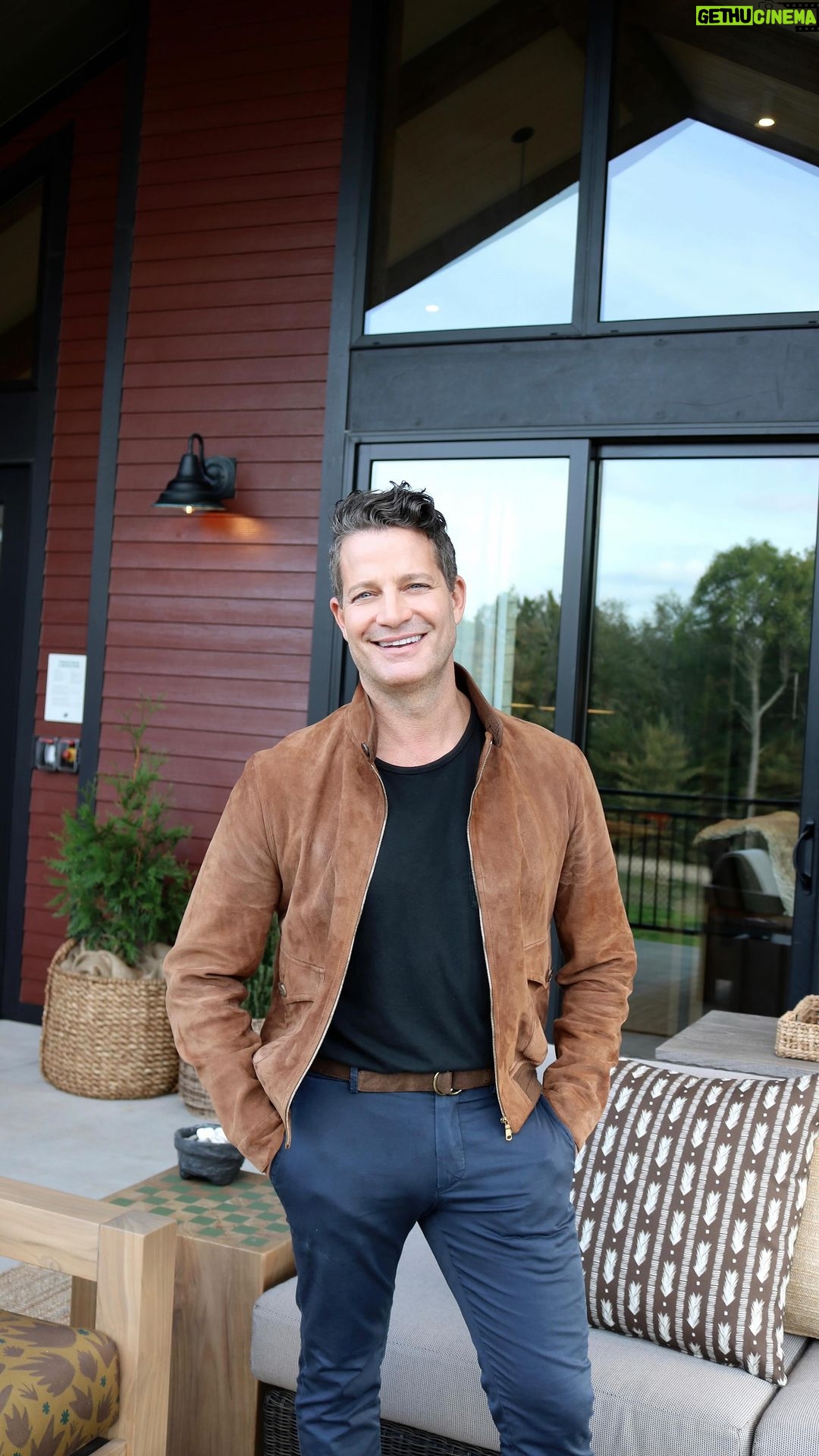 Nate Berkus Instagram - When @greatwolflodge approached me to design the outdoor terraces for their new Woodland Villas + pool cabanas in the Poconos, their vision was clear: we want families to create memories here, and the design needs to help them do that . See how we brought that vision to life with custom details, and thoughtful, whimsical elements. PS: I’ll be live on Great Wolf Lodge’s Facebook page on Thursday 11.16 at 5:30pm EST.