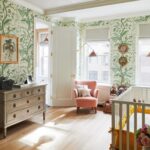 Nate Berkus Instagram – An energetic Wallpaper in kids’ rooms is always a good idea.