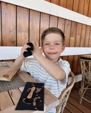 Nate Berkus Instagram - The 3 stages of Ockie eating a popsicle😋, which I could watch all day