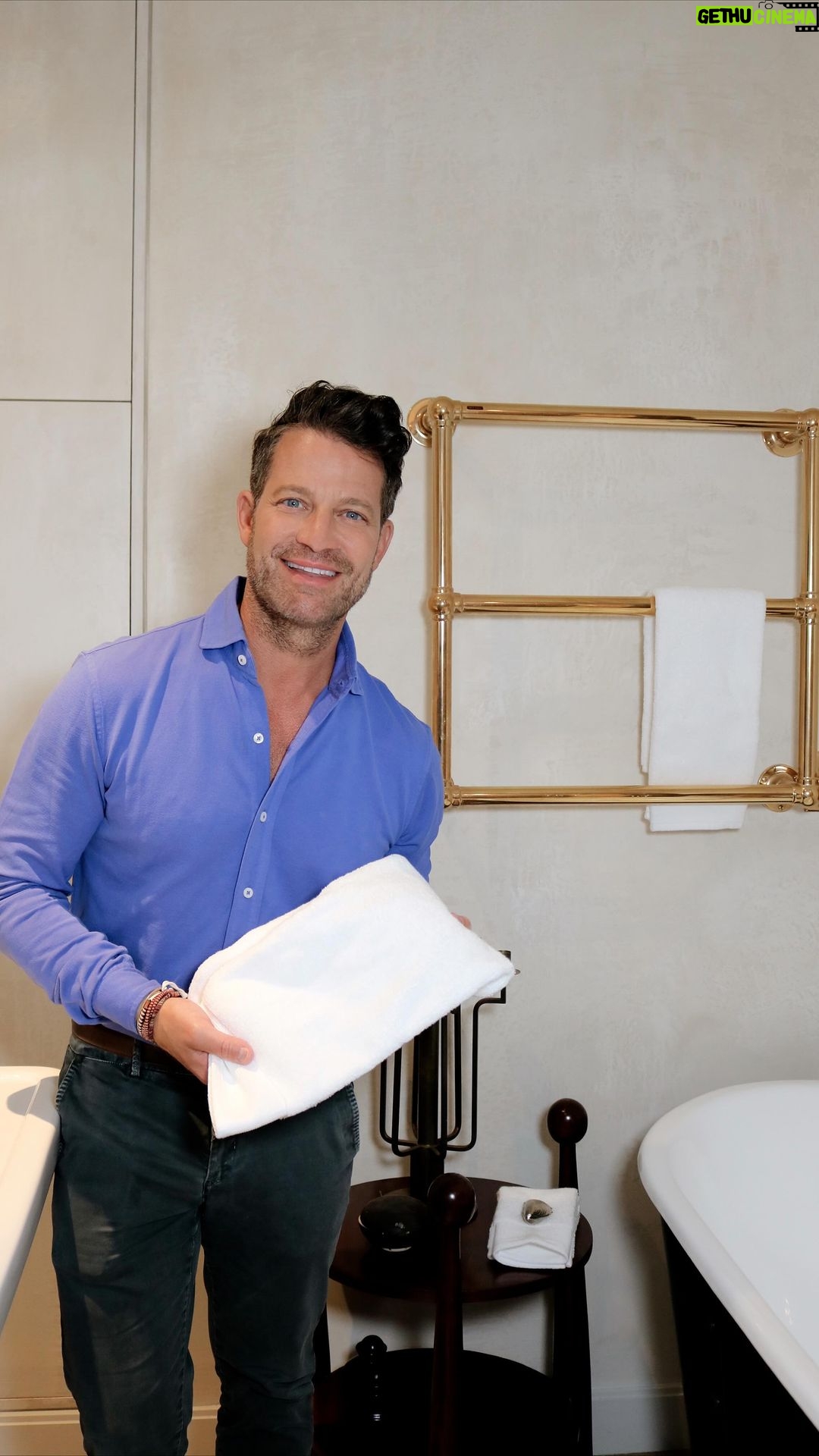 Nate Berkus Instagram - When it came to designing what I consider to be the perfect towel, I knew exactly how I wanted the @natehome ones to look and feel. The Cotton Terry Bath Towels were designed to be like the luxurious hotel towels you wish you could bring home in your suitcase.