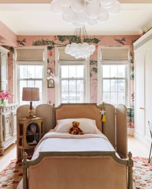 Nate Berkus Instagram - Children’s rooms always feel magical to me, and kid’s style is also always evolving. As Poppy grows up, we love getting her input as she starts to have more opinions about how she wants her room to look to reflect her own style. This was her first bedroom in our #LosAngeles home and later bedrooms in NYC.
