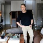 Nate Berkus Instagram - Just like ordering takeout food, but instead it’s a vintage Gae Aulenti marble coffee table that gets delivered to your door!