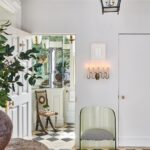 Nate Berkus Instagram - In our NYC home, @Jeremiahbrent found a style that combines our individual styles - the entryway is covered with a reclaimed black and white Spanish tile that we both love and have featured in many of our homes together.