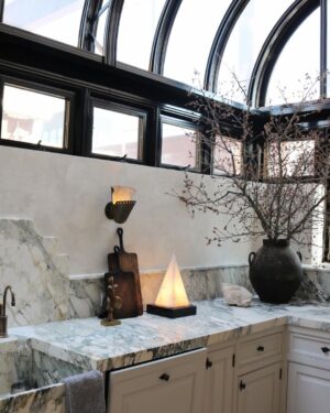 Nate Berkus Instagram - I don’t always get to show you all the process of my design projects, but it’s one of my favorite parts. The unique detail about this kitchen renovation? It was @jeremiahbrent and my second time around reimagining the space.