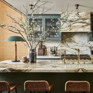 Nate Berkus Instagram - Kitchen marble I love. The first is Calacatta Macchia Vecchia from our previous NYC home and second is Calacatta Paonazzo that’s in our current kitchen.