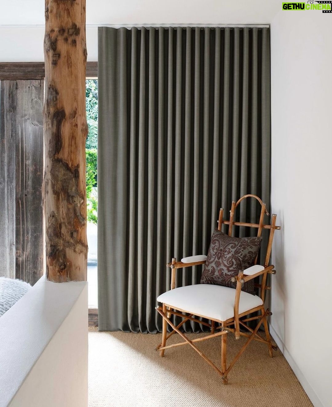 Nate Berkus Instagram - When I design products, whether it’s furniture, bedding, or fabrics, the question is always – would I want to live with this in my own home? With my new collection for @theshadestore the answer is a resounding yes. We recently installed the collection in our Montauk home, and I love how it elevates the space, while at the same time still feels casual & accessible. The drapes in the guest room are a great example of this.