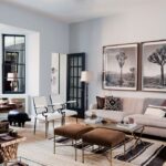 Nate Berkus Instagram - Memory lane from my previous NYC townhouse…pre-marriage & children. The Joshua Tree photos by @fernando_bengoechea_wovenphoto are now hanging in the guest room and children’s bathroom in our current home. And I still own the iron chairs originally from @1stdibs.