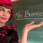 Nathalie Boltt Instagram - That’s Mrs. blossom to you! Be good kiddes. That means you too, @kjapa Apa. Photo bomba! 😆 #redmenace #riverdale