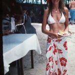 Nathalie Boltt Instagram – My mom. Rocking that bikini bod. I remember how men would stare at her when I was a little girl. At the time I thought it was because she was the most beautiful woman in the world. Which she was and still is. Now I also realize they looked at those abs and that physique and knew she could snap them in half with her little finger. Those looks weren’t just admiring. There was a hint of terror. Go Mum! She had three kids btw. Fucking legend. #Ann