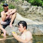 Nathalie Boltt Instagram - Passion fruit boat races. #junglefun