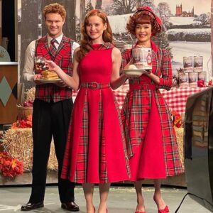 Nathalie Boltt Instagram - Oh the times we had! My favourite experience on Riv were stepping into the costume department to have another magical play date with Rebekka Sorensen @7 Christmas every episode as Penelope! ❤️🪄💥💃🏻 Repost from @7sistersnorway
•
Penelope Blossom of Riverdale 👠 and her fun 1950’s fashion style.  I had a blast designing her costumes this season.  Many hours of research and fabric shopping before Nathalie came for her fittings. The sewing team nailed it and brought my designs to Life ❤️ Nathalie is the perfect Penelope blossom #nathalieboltt #riverdaleseason7 #1950s #costumes #1950costumes #penelopeblossom #cherylblossom #julianblossom