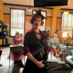 Nathalie Boltt Instagram - That’s Mrs. blossom to you! Be good kiddes. That means you too, @kjapa Apa. Photo bomba! 😆 #redmenace #riverdale