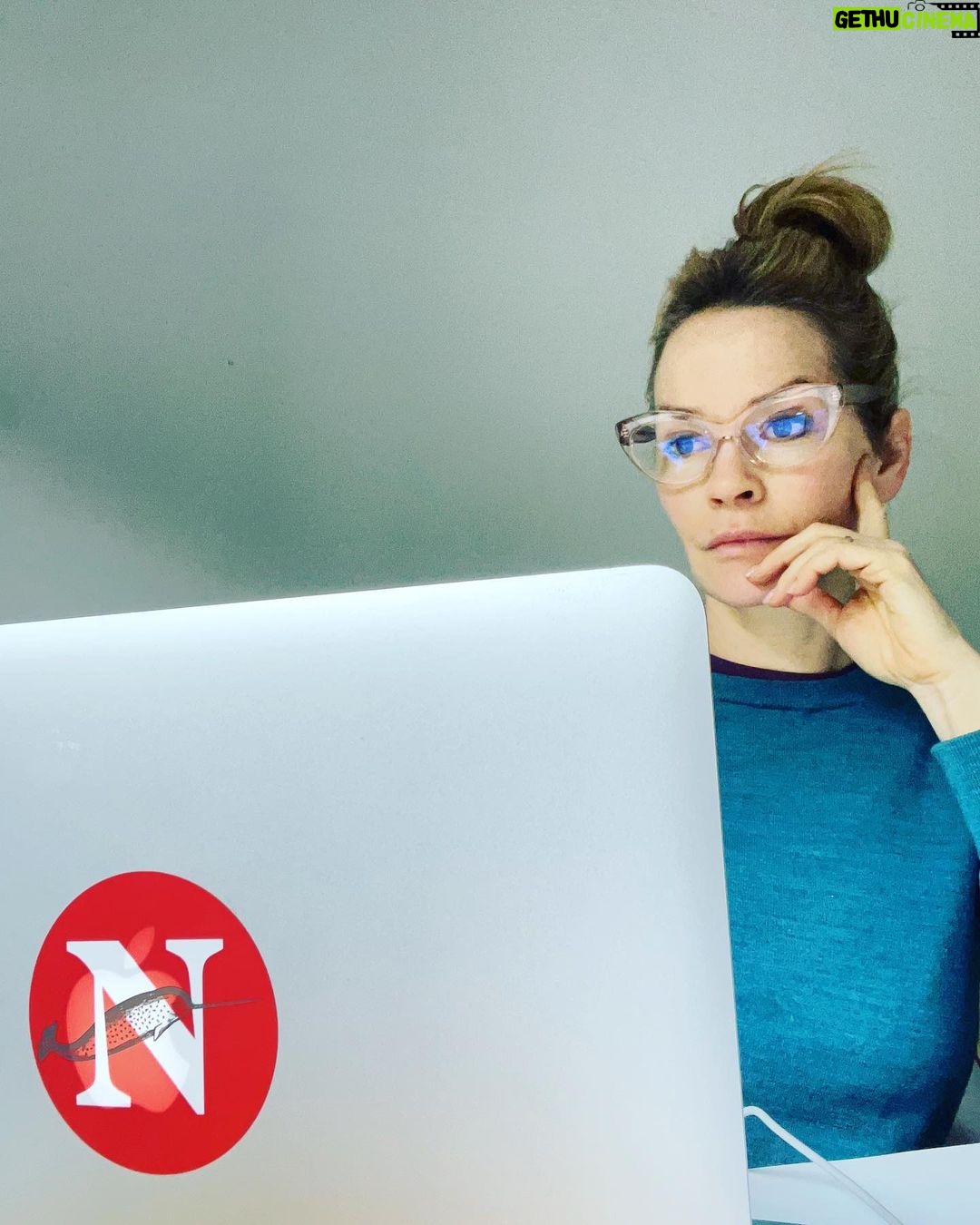 Nathalie Boltt Instagram - Narwhal over Apple. Top notch investigative journalism, environmental and indigenous rights activists over … well, Apple. This ten year old laptop is limping along as I wait for a replacement that is e-waste conscious and ethical. @thenarwhalca @apple