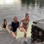 Nathalie Boltt Instagram - Polar Bear swim on New Years Day. Always thrilling. Once your heart restarts! 🥶 Happy 2022! May it bring the big rush towards all your good things 🎇🎆💗 #polarbearswim #NewYear2023