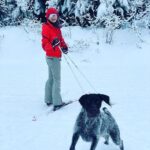 Nathalie Boltt Instagram - Skate-skiing is way more adventurous than I thought! Eh @drmichelekambolis ?! #seeyalaterskater #muchMUCHlater #whereisnathalie? #whereismyphone? #wherearemyboots? #WTFisgoingonwithmyskis?! 😂🤡