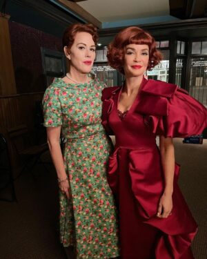 Nathalie Boltt Instagram - You asked for pics with Molly Ringwald? Here ya go.  The sweetest, funniest, most iconic of redheads. AND successful writer! Look for her books - and articles in @newyorkermag etc. The scene with Molly and I playing awkward parents to Cheryl and Archie was one of the funniest and therefore favouritest of my time on #Riverdale. @mollyringwald tells some hilarious AF stories 😹 #mollyringwald
