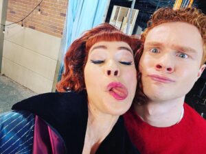 Nathalie Boltt Instagram - I’m so excited for Riverdale fans to meet the hilarious sweetheart @nick_barasch - the TOTAL opposite of his nasty-ass character Julian. Also, he’s NOT A DOLL (convenient!) Nick likes to play. And we all know Penatalie needs a playmate. (Even when we can’t figure out which is photo and which is video 🤣) #NickIsNatsNewBoyfriend #IncestIsTheBlossomWay #NotADoll #LikesToPlay