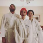 Nathalie Boltt Instagram - The Royal Tenenboltts. (headed Wes to thaw out in the hot springs)