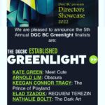 Nathalie Boltt Instagram - Come and watch the final five pitch at the Director’s Guild of Canada’s Greenlight Awards! Winner gets to make their short film with all the bells and whistles. I’m pitching horror film The Dark Art. Written by @guy_mcd - AND we get to see last year’s winning film by my girl @lucieguest - See you there tomorrow. Link for tickets in bio 🎥 🎞️ 🍿 #natbolttdirector #filmmaker #director #shortfilm #dgc #britishcolumbia @natbolttdirector