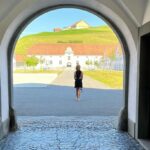 Nathalie Boltt Instagram - Spirited away in Switzerland. The rad archway that paints its own masterpiece. Klosterkirche Einsiedeln