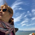 Nathalie Boltt Instagram - Chasing the sun on sunset beach. Found that hideous barge, that lump of metal, washed up to block the view and blue of sky. Rewild the earth, man. Keep man-made things at bay. @rewritingextinction #bargeonthebeach