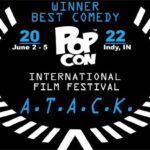 Nathalie Boltt Instagram - Winner winner, chicken dinner! Thank you @popconfilmfest for awarding @a.t.a.c.k_the_short_film as Best Comedy! We had a great time making it and are thrilled that this mad morsel is resonating with audiences! 💥🍒❤️🎬 🥇