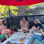Nathalie Boltt Instagram - Thank you for an awesome outta the blue party, all the burp-day wishes and laughs and great company and thoughtfulness and paddling and oysters and bubbles and INCREDIBLE food by @sickpixel_ and @philboltt ! Such a great time ! Love you all and miss my friends and fam overseas 💕🌟🙏🏽❤️