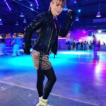 Nathalie Boltt Instagram - The boots worked! And we all blew off a little steam. Next week: spins, leaps and the splits. 🛼 #rollerskating #purplerainparty☔️☔️ @rollaskateclub