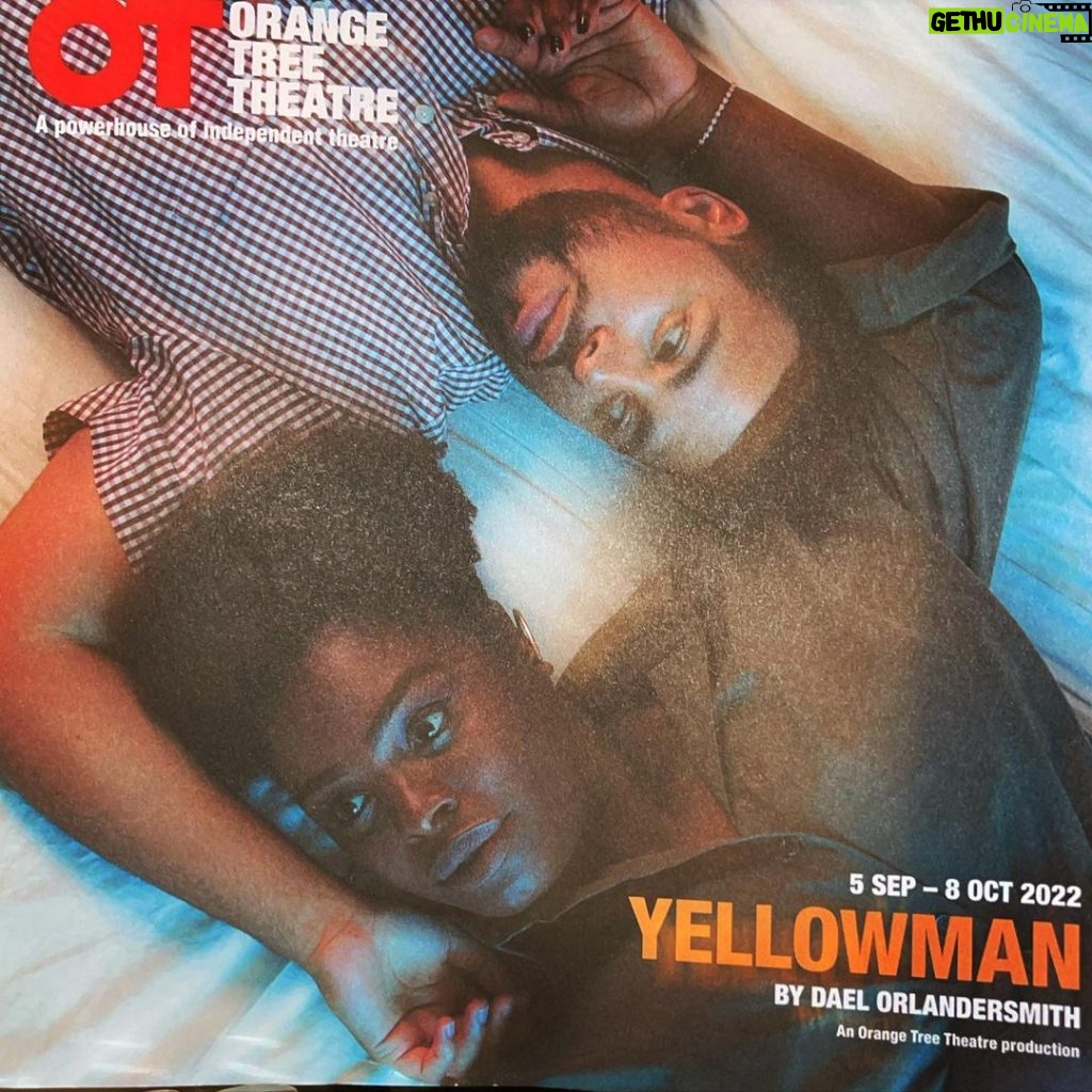 Nathalie Emmanuel Instagram - Nah these two though… Absolutely smashed this play… was brought to literal tears. A proud friend and peer of these talented actors @a.ayron and @nadine_higgin. Beautiful direction by Diane Page of the brilliant play, ‘Yellowman’ by Dael Orlandersmith at The Orange Tree Theatre, Richmond… Last night is Saturday so you better get in while you can… Whew! Congratulations to ALL involved…. WHY AM I SO HYPED ON THIS CAB RIDE HOME?