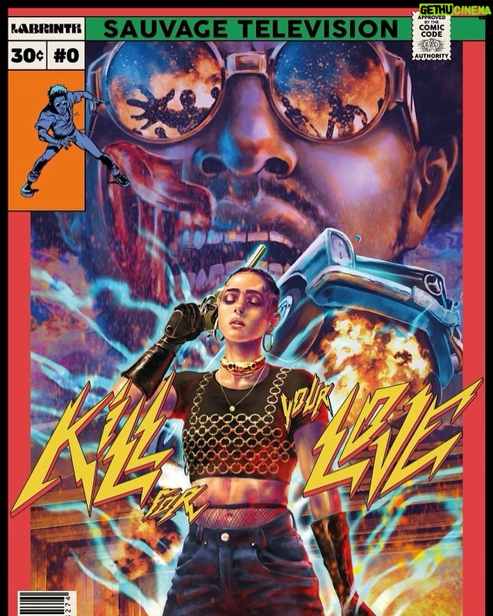 Nathalie Emmanuel Instagram - #killforyourlove by @labrinth (and video directed by @ernest_desumbila featuring moi) is out now. This dope artwork also by incredibly talented @ernest_desumbila 🤯🤯🤯
