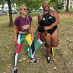 Nathalie Emmanuel Instagram - So I was supposed to leave London on Friday to the US and miss the first @nhcarnivalldn in 3 YEARS! My heart was broken!!! But… the universe provided and I got to be with @curvynyome and her crewdem and follow @chocolatenationmas last minute for Day 1! When I’m on phone calls people sound really far away because the chocolate got in my phone… but it was worth it 😁🤣🤣 But truly, my heart is full and my soul is healed from getting to wave my flags, dance to soca and be with beautiful people celebrating our beautiful culture. Welcome back Notting Hill Carnival…. This little piece of the world is right again. 🇱🇨🇩🇲💚💚💚💚💚💚💚💚💚💚💚 #NottingHillCarnival2022 #Day1 #JusticeforGrenfell #chocolatenationmas #GETREADYTOJOMP Notting Hill Carnival Init!