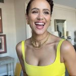 Nathalie Emmanuel Instagram – Fashion moment for @invitationmovie press in NYC styled by the amazing @chercoulter, hair by @neekobackstage_ and make up by @quinnmurphy. Special mention for organising, dressing and all round wonderfulness @rosehanna. Outfit credits to follow… #LOLlookatmemakingreels #justaddeditortomyresume New York City