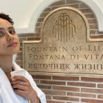 Nathalie Emmanuel Instagram - After tough 4 hour hikes it was the Fiuggi water, the delicious plant based meals, herbal teas, massages and spa treatments that helped us do it all again the next day… @TheRanchMalibu #TheRanchItaly Palazzo Fiuggi