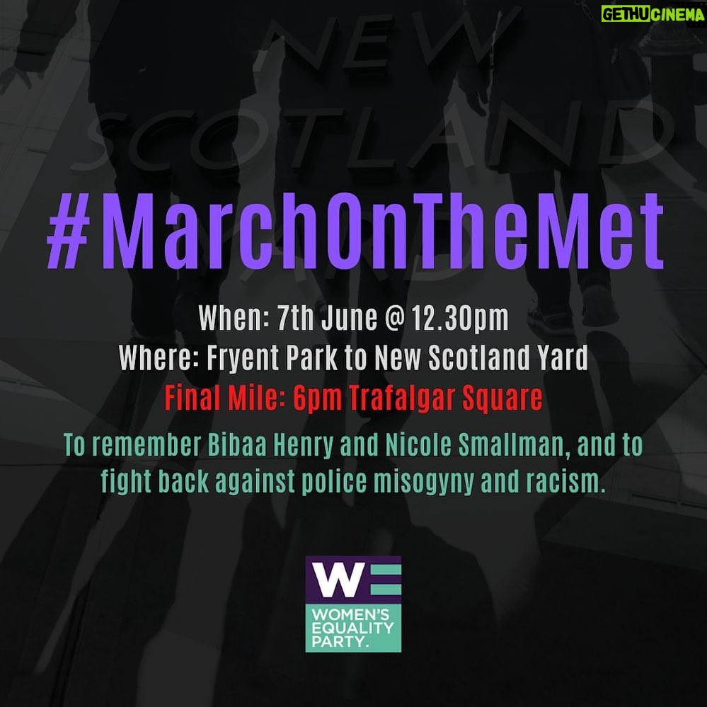 Nathalie Emmanuel Instagram - Sadly I am now unable to join tomorrow because I am filming but if you can, please join @wep_uk's #MarchOnTheMet on 7th June to remember the lives of Bibaa Henry and Nicole Smallman, and to rise up against institutional misogyny and racism in the police. Because enough is enough.  https://www.womensequality.org.uk/march_on_met_finalmile Fryent Country Park