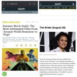 Nathalie Emmanuel Instagram - Excited for @thebridemovie getting some love today… we’re excited for it too… coming August 26th 2022! #TheBrideMovie #feelinggrateful