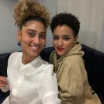 Nathalie Emmanuel Instagram - Dinner with this Queen last night 😍👑 @allymisslove Holy Carrot