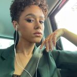 Nathalie Emmanuel Instagram - Our first outing to the @bafta Craft Awards… Congratulations to all the winners and nominees… You are the true heroes of our business. It was an honour to present the hair and make up award and be amongst some of the most talented/creative minds in the entertainment industry. It was the first time styling my new hair but it was super windy out and in all the press photos I have one rogue curl who wanted to pull focus…. So nothing new there then? Here’s me thinking that was thing of the past! But NO! She will never be contained!!!! 🤣🤣🤣… Image copyright: @snapperjeff for @gettyimages Montcalm Brewery