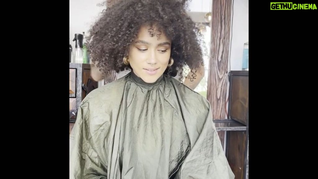 Nathalie Emmanuel Instagram - So I did a thing…. And it was kind of a big deal for me. It’s not my usual vibe to post very personal videos of my life… especially of me CRYING 🫣🤣 but I wanted to share this for those who have experienced any kind of feelings of othering or hair discrimination and then had a long, tough journey to self acceptance or feelings of having no autonomy over yourself… or… worrying about not fitting certain beauty standards… Anyway… please be kind… me and my lil crop cut will be over here getting to know each other… Thank you to @neekobackstage_ and Tanya for holding my hand through this and to all my peoples dem who encouraged and cheered me on… You know who you are… DISCLAIMER: Sorry for any typos in the subtitles, I typed them myself and I have the attention span of a goldfish 🤣 I do not own the rights to any music heard in the background #thebigchop