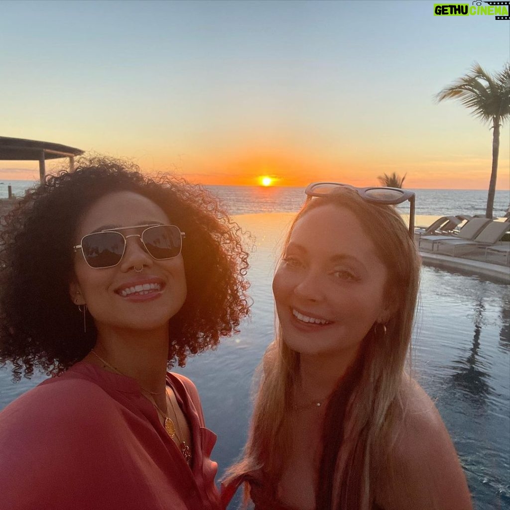 Nathalie Emmanuel Instagram - Here are some memories from the magical trip I recently took to @fspuntamita with one of my besties @misschloecharlotte @chloeskitchen who has just been through the fight of her life against breast cancer. A true warrior. I couldn’t be prouder… 🥺 With her treatment done and her officially being cancer free 🥳🥳🥳 We spent 5 days in paradise resting and relaxing… taking in the nature and beauty. We had massages, sound healing and reiki and ate our weight in guacamole and loved every second 🤣🤣🤣… I am so blessed we could have this time together Baby Spice!!! #FSPuntaMita #GirlsTrip #FuckCancer #Checkyourtits #SpiceGirlsonTour #VivaMexico #Thankyou Four Seasons-Punta Mita