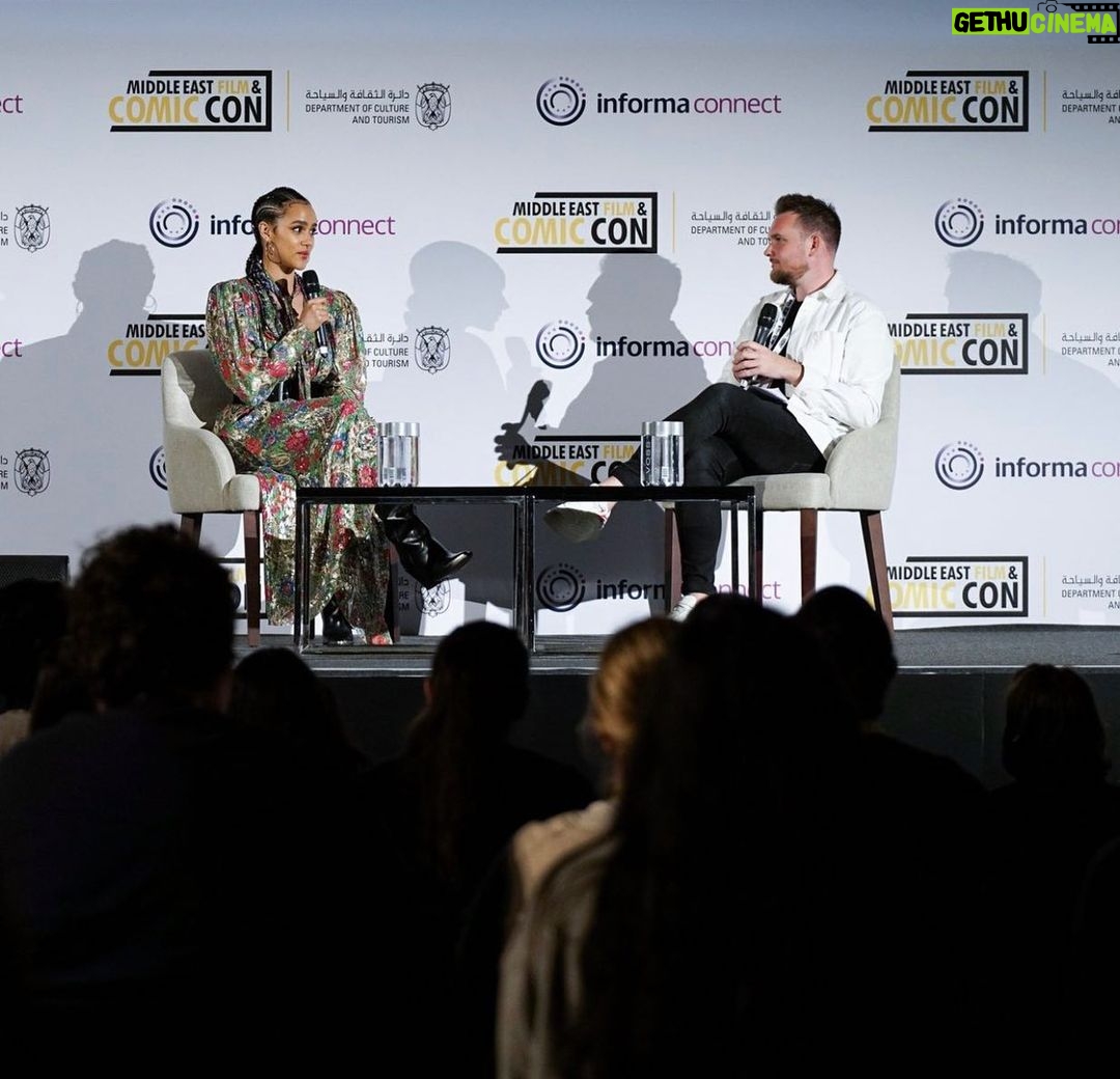 Nathalie Emmanuel Instagram - Thank you for having me @mefcc… what fun we had. #mefcc2022 #abudhabi #thankyouforhavingme