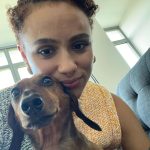 Nathalie Emmanuel Instagram - One of the biggest highlights from my recent trip to NYC for press had nothing to with the movie… it was meeting my dear friends @theblackswandiaries and @elenainreallife’s beautiful new baby boy Theodore. He is so tiny and new and perfect. I am so proud of you both and your beautiful little family. Special mention to the firstborn son, Watson the Dachshund who was here for the lap time 🤣🤣🤣🥹🥹🥹