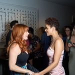 Nathalie Emmanuel Instagram - Couldn’t have done it without these two talented artists @jessica.m.thompson, our director, and of course my co star @thomasadoherty. Some cute shots from our screening in NYC by Ilya Savenok. The @invitationmovie is out in cinemas August 26th 💌