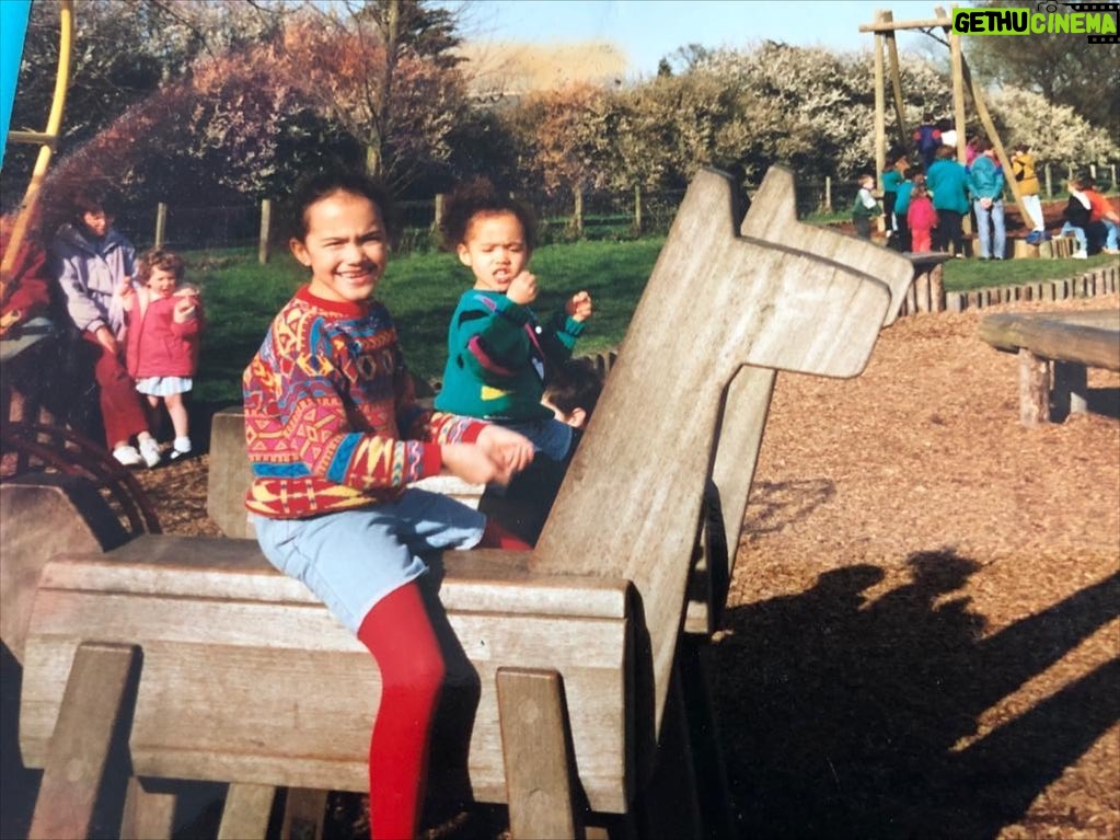 Nathalie Emmanuel Instagram - Happy Birthday to my big sister Louise!!! Always my teacher, always my protector, always my inspiration, forever my first best friend… 😭🥰😍❤️ LOOK AT THE GARMS THO?!?! 😎😎😎🤣🤣🤣 #90sbabies