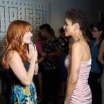 Nathalie Emmanuel Instagram - Couldn’t have done it without these two talented artists @jessica.m.thompson, our director, and of course my co star @thomasadoherty. Some cute shots from our screening in NYC by Ilya Savenok. The @invitationmovie is out in cinemas August 26th 💌