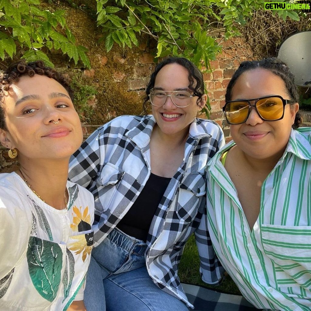 Nathalie Emmanuel Instagram - Happy Birthday to the best big sister a girl could ask for… Celebrating you is the easiest thing in the world for me. I LOVE YOU! My first best friend and fellow Gladiator 🤣🤣🤣… Are you rrreadeh? Thank you for all that you are sistren. ❤️❤️❤️ Fun times from Saturday in the sunshine, eating good food and the boy and I training for the Olympics 🤣🤸🏾‍♀️