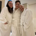 Nathalie Emmanuel Instagram - Spa day with my loves 🥹😍🥰🧖🏽‍♀️🧖🏽‍♀️🧖🏽‍♀️ #MamaDebs #bigsis #Emmanuellas Corinthia London