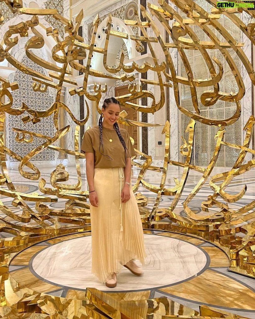 Nathalie Emmanuel Instagram - Me standing in front of cool things in Abu Dhabi… Abu Dhabi, United Arab Emirates